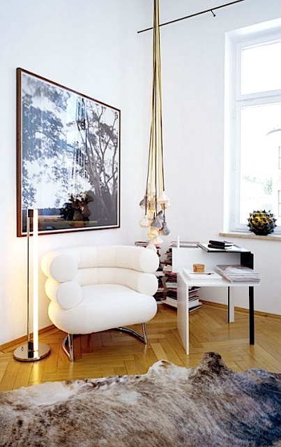 Eileen Gray Inspired Living Room