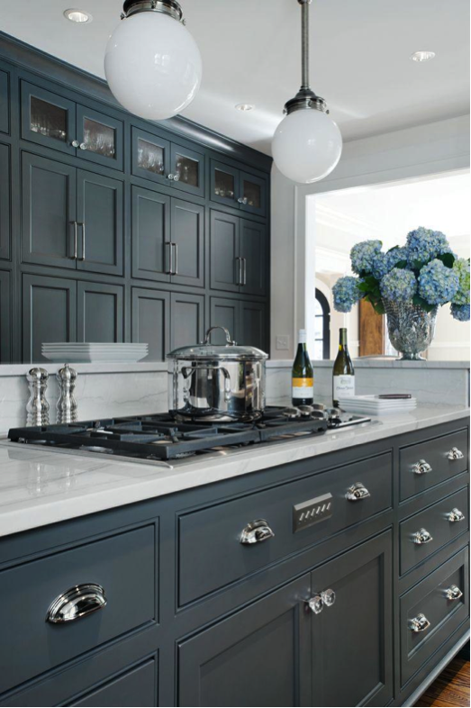 Trend Alert: Grey Cabinets in the Kitchen | HomeDesignBoard