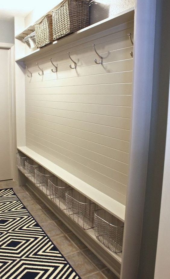 hallway storage design