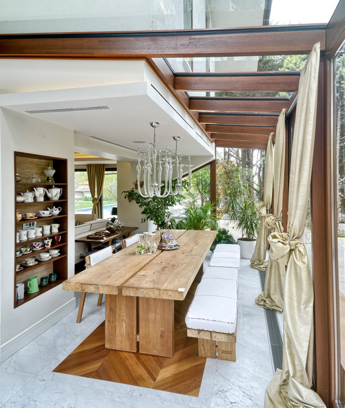 contemporary dining room