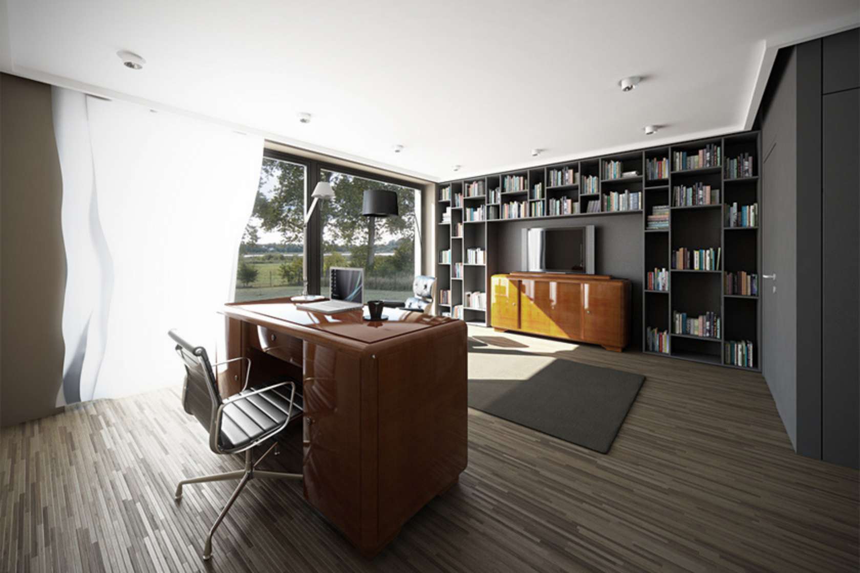 contemporary home office design