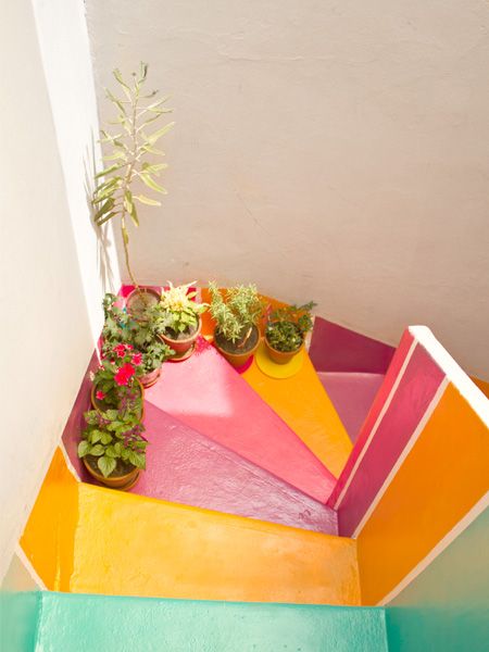Colorful Staircase Design